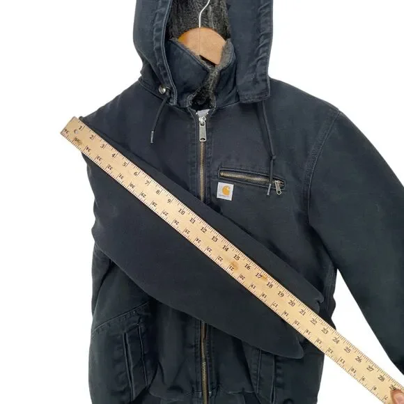 Carhartt Wildwood Jacket Sherpa Lined Womens Large 100815-001 Black - Picture 8 of 14